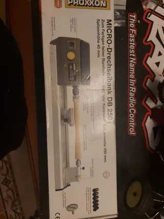 Torno de madera Proxxon DB 250 y regalo 