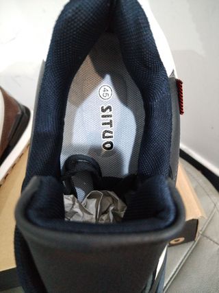 Sneakers Uomo Blu/Bianco Taglia 45