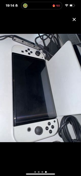 Custodia OLED bianca per Nintendo Switch + Game+ 
