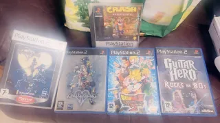 Lote Juegos PS2: Crash, Kingdom Hearts, Dragon Bal