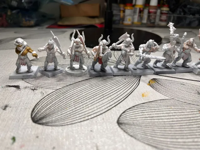 Lote 12 Guerreros Caos Warhammer/AoS