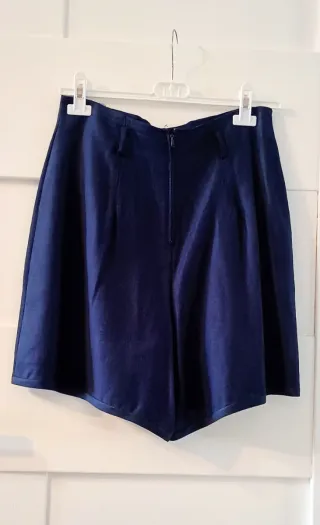 Pantagonna blu tessuto naturale 