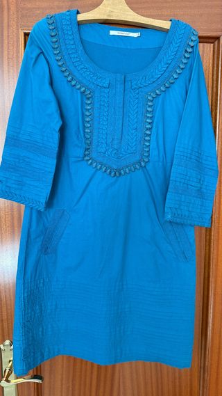 Vestido azul VANDOS talla M