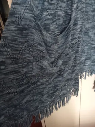 Chaqueta punto Couchel azul talla grande