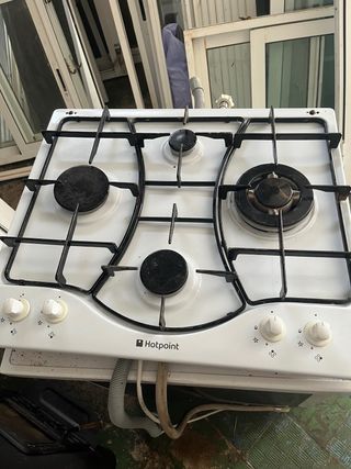 Encimera de Gas Hotpoint Blanca
