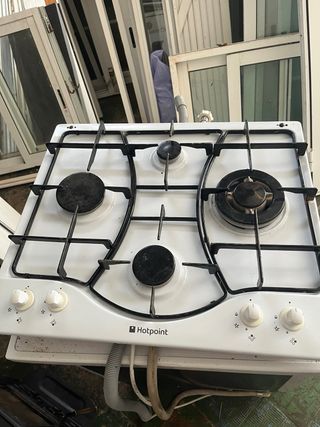 Encimera de Gas Hotpoint Blanca
