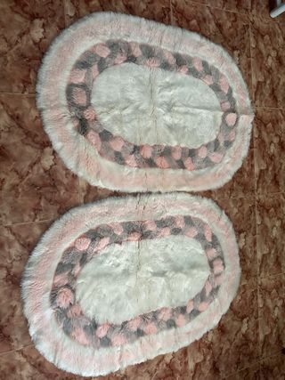 Set di 2 tappeti per capelli persiani ovali