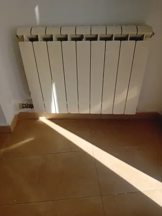 Radiador de agua de aluminio blanco
