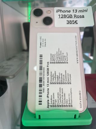 iPhone 13 mini 128GB rosa - 385€