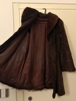 Pelliccia Castoro Marrone