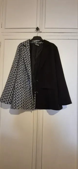 Chaqueta bicolor mujer talla XXXL