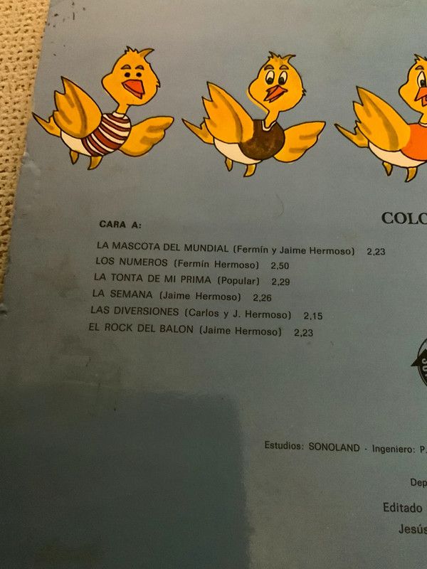 Vinilo LP Colorines Infantil