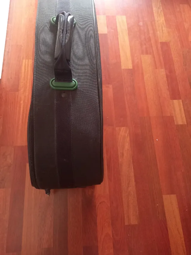 Maleta grande azul oscuro 2 ruedas