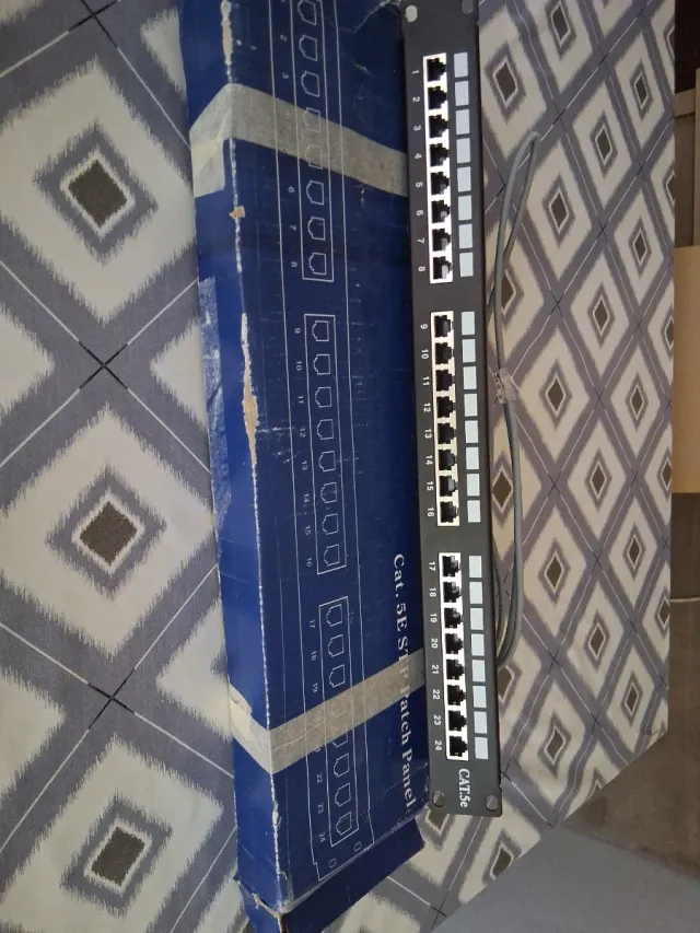 Panel nuevo de Parcheo Cat. 5E STP nuevo sin usar