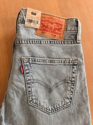 Pantalones Levis 511 W28 L30 
