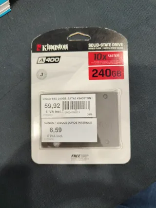 SSD 240GB Kingston A400 SATA3