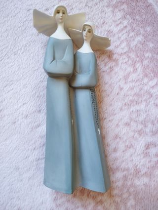 Figura Monjas Porcelana Lladro