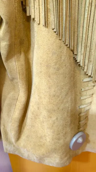 Chaqueta Indian Flecos Piel natural Talla L