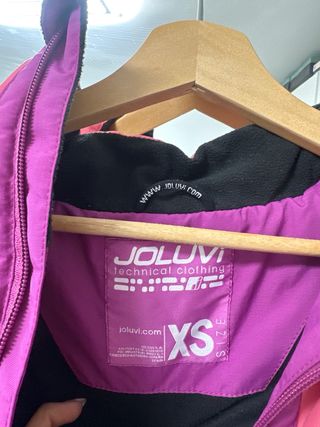 Chaqueta Joluvi Talla XS Rosa y Morado
