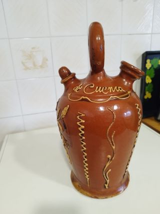 Botijo de cerámica artesanal 