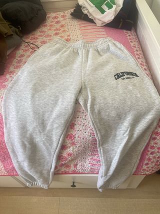 Chándal Pull&Bear Gris Talla M