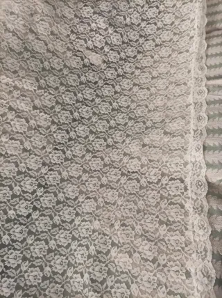 Mantilla Fallera Chantilly Beige/Marfil