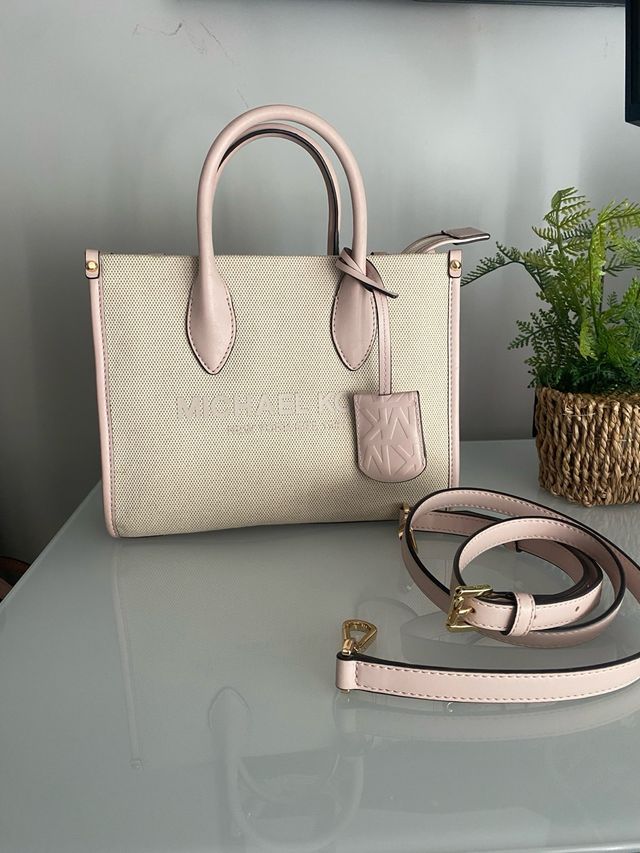 Bolso Michael Kors Beige y Rosa