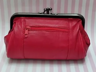 NOVEDAD! MONEDERO PIEL AUTÉNTICA UBRIQUE ROJO