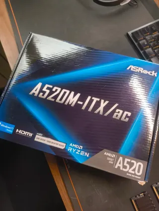 Placa Base ASRock A520M-ITX/ac AMD AM4 Mini itx