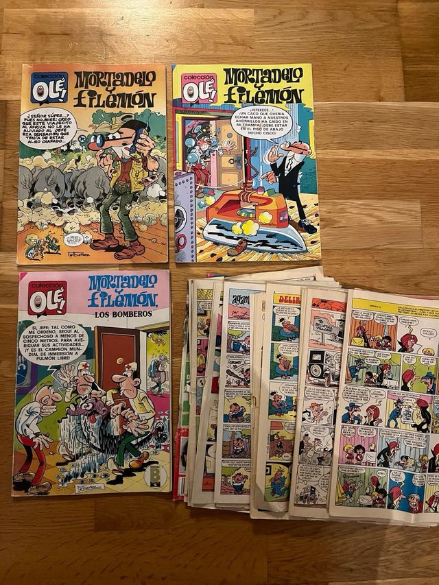 10 comic de mortadelo y filemon antiguos