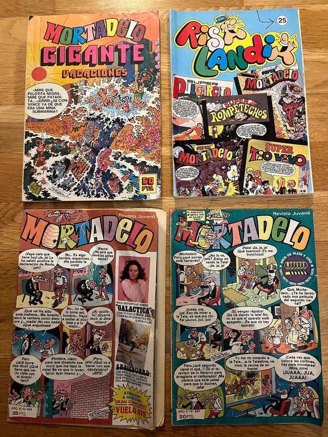 10 comic de mortadelo y filemon antiguos
