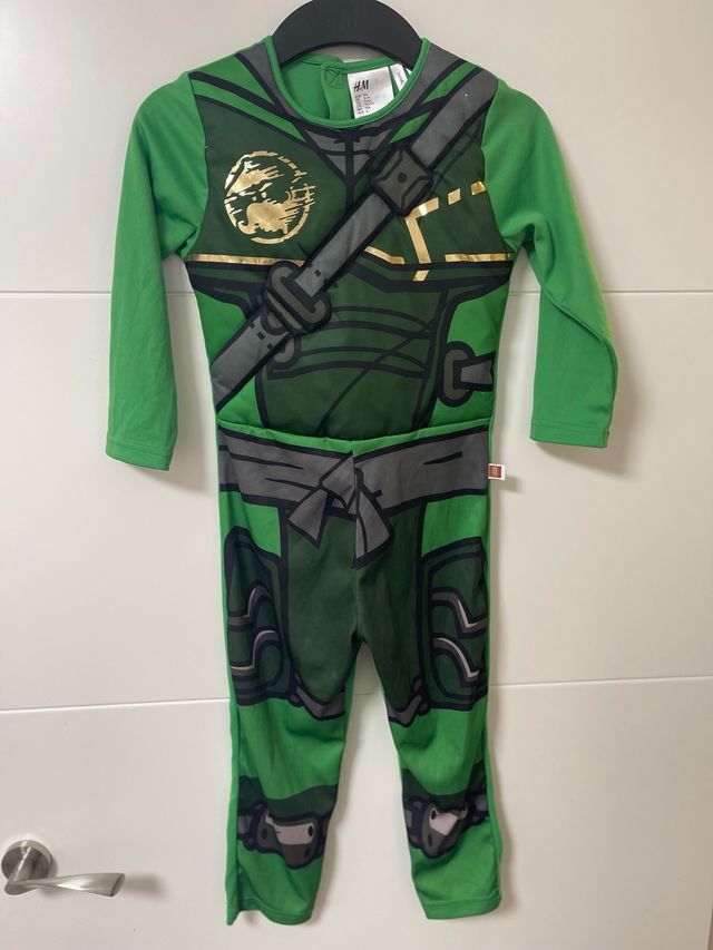 Disfraz Niño Ninjago Verde H&M 3/4 años