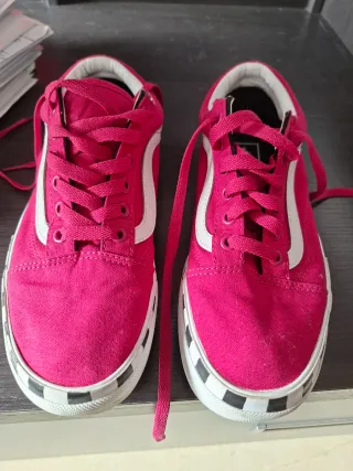 Zapatillas Vans Plataforma Rosa