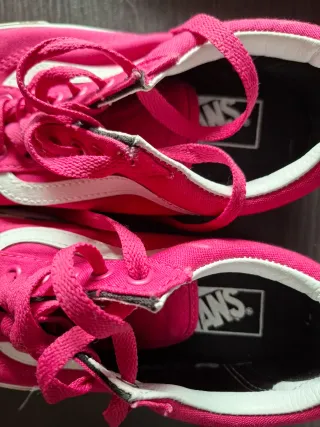 Zapatillas Vans Plataforma Rosa