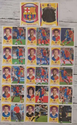 Cromos Liga 2009-2010 
F.C. Barcelona.