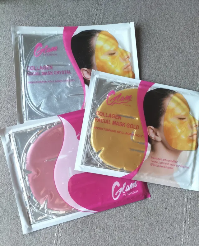 Lote 3 Mascarillas Faciales colágeno