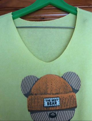Camiseta fina oso amarillo XL