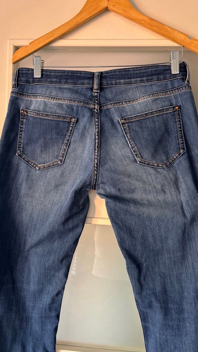 Vaqueros Massimo Dutti Rectos Azules