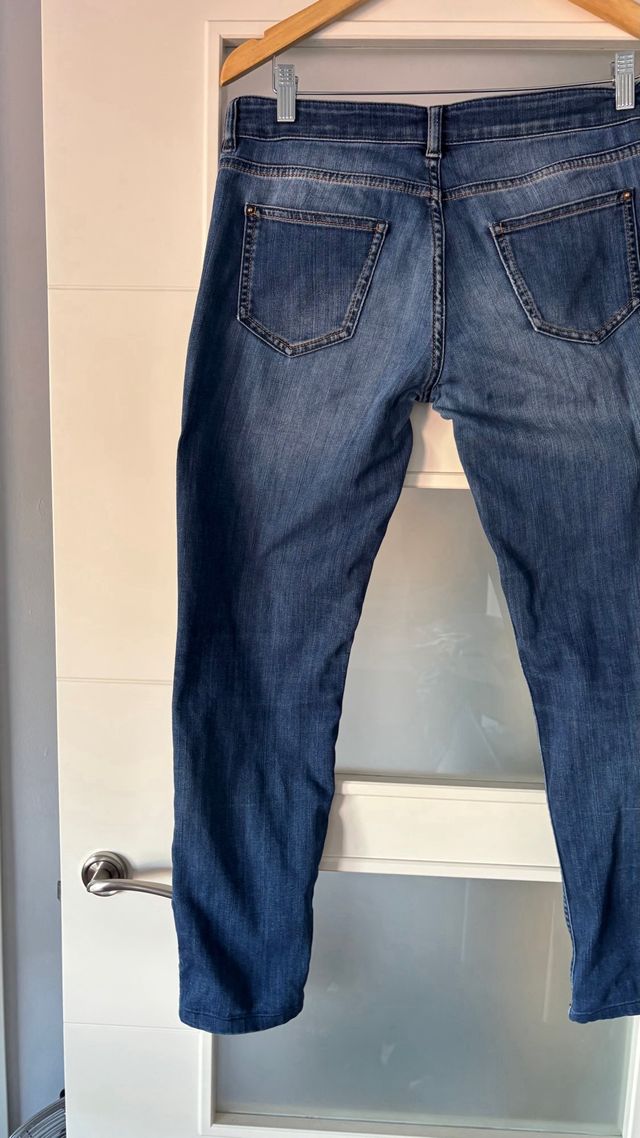 Vaqueros Massimo Dutti Rectos Azules