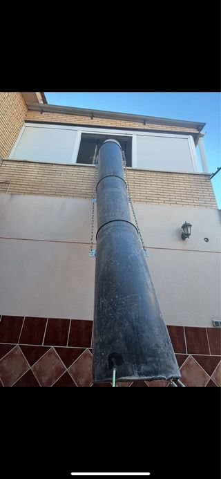 Tubos de escombros para obra