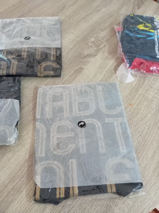 3 Camisetas Mujer Manga Corta Negro Gris