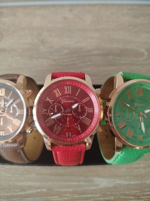 Lote 4 Relojes Mujer/Hombre