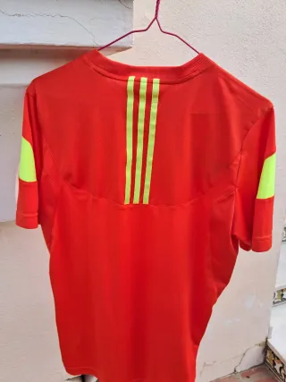 Camiseta Deportiva Adidas F-50 Naranja Neón L
