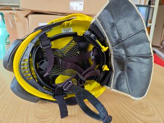 Casco Bomberos MSA F2 Amarillo