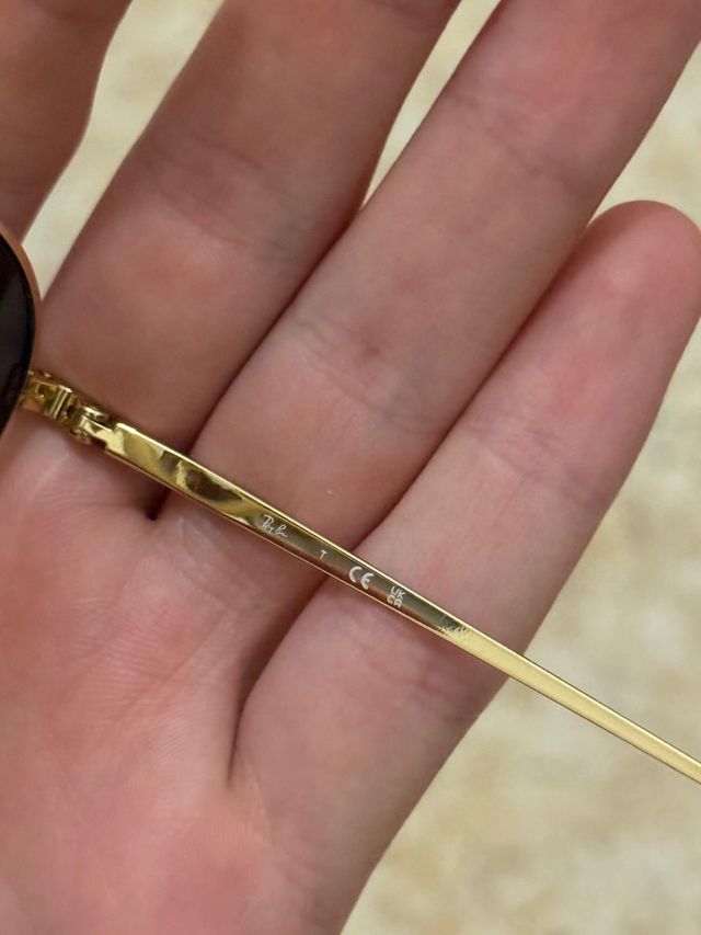 Gafas Ray-Ban 3589 Negro/Dorado