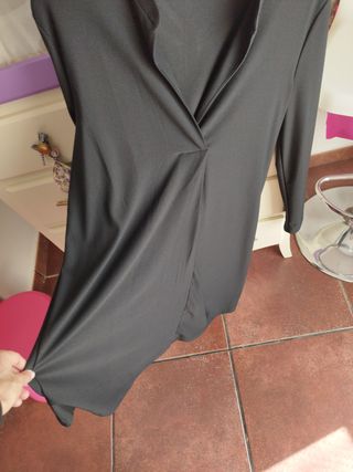 Vestido negro Mango rodilla