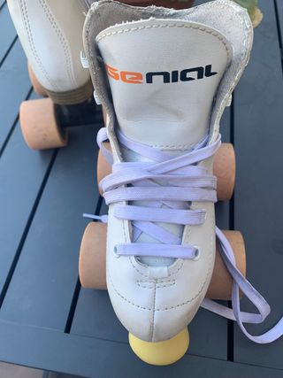 Patines artísticos blancos GENIOL