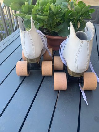 Patines artísticos blancos GENIOL