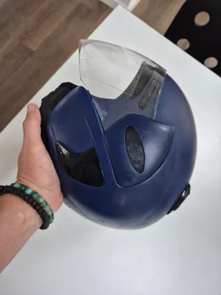 Casco Jet MT Helmets Azul