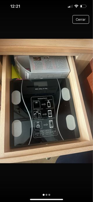 Báscula inteligente casi nueva